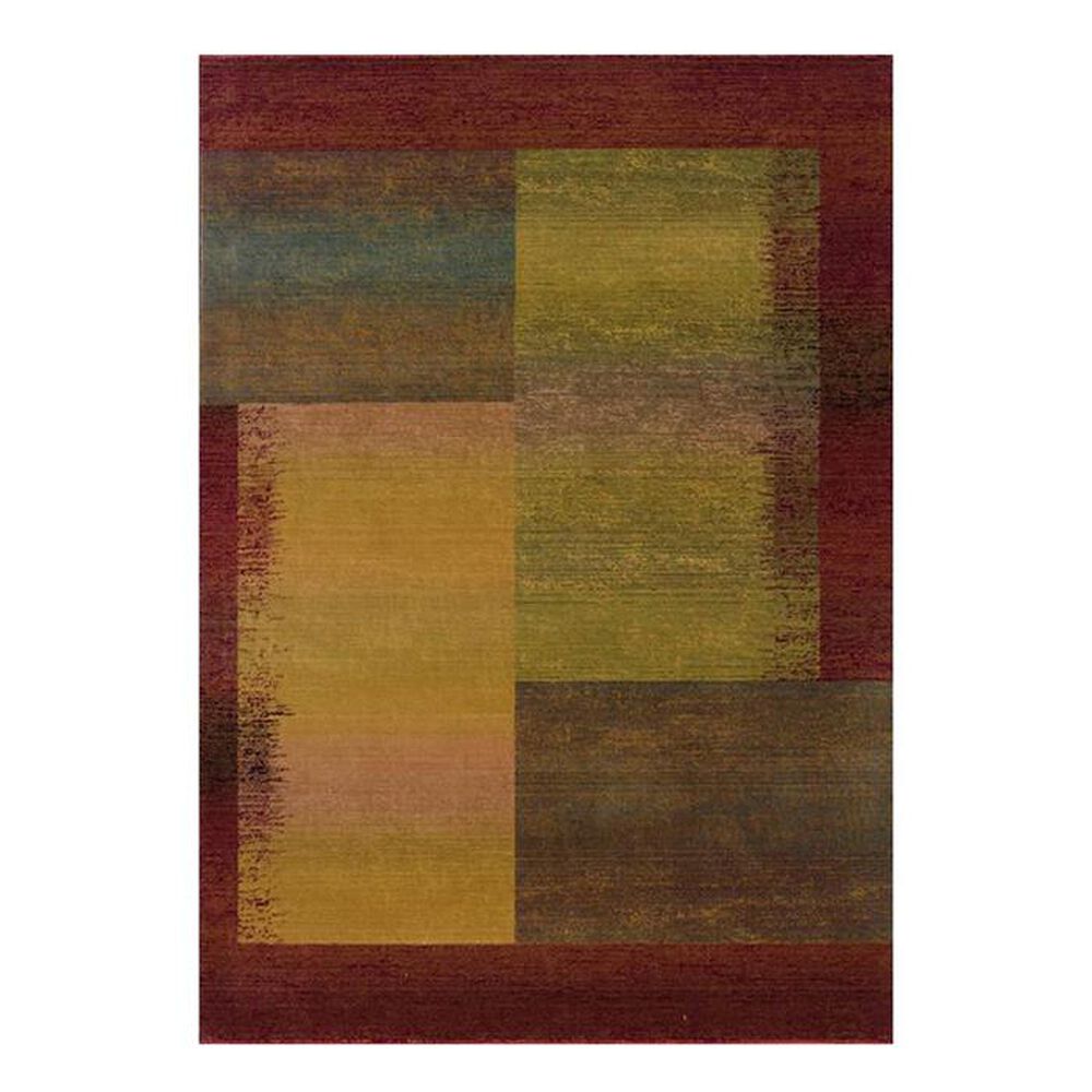 Oriental Weavers Kharma II 1092W 7"10" x 11" Multi-Color Area Rug, , large