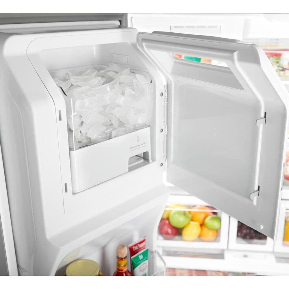 Whirlpool 27 Cu. Ft. 36&quot; Wide French Door Refrigerator in Fingerprint Resistant Stainless Steel with Dual Icemaker, , large