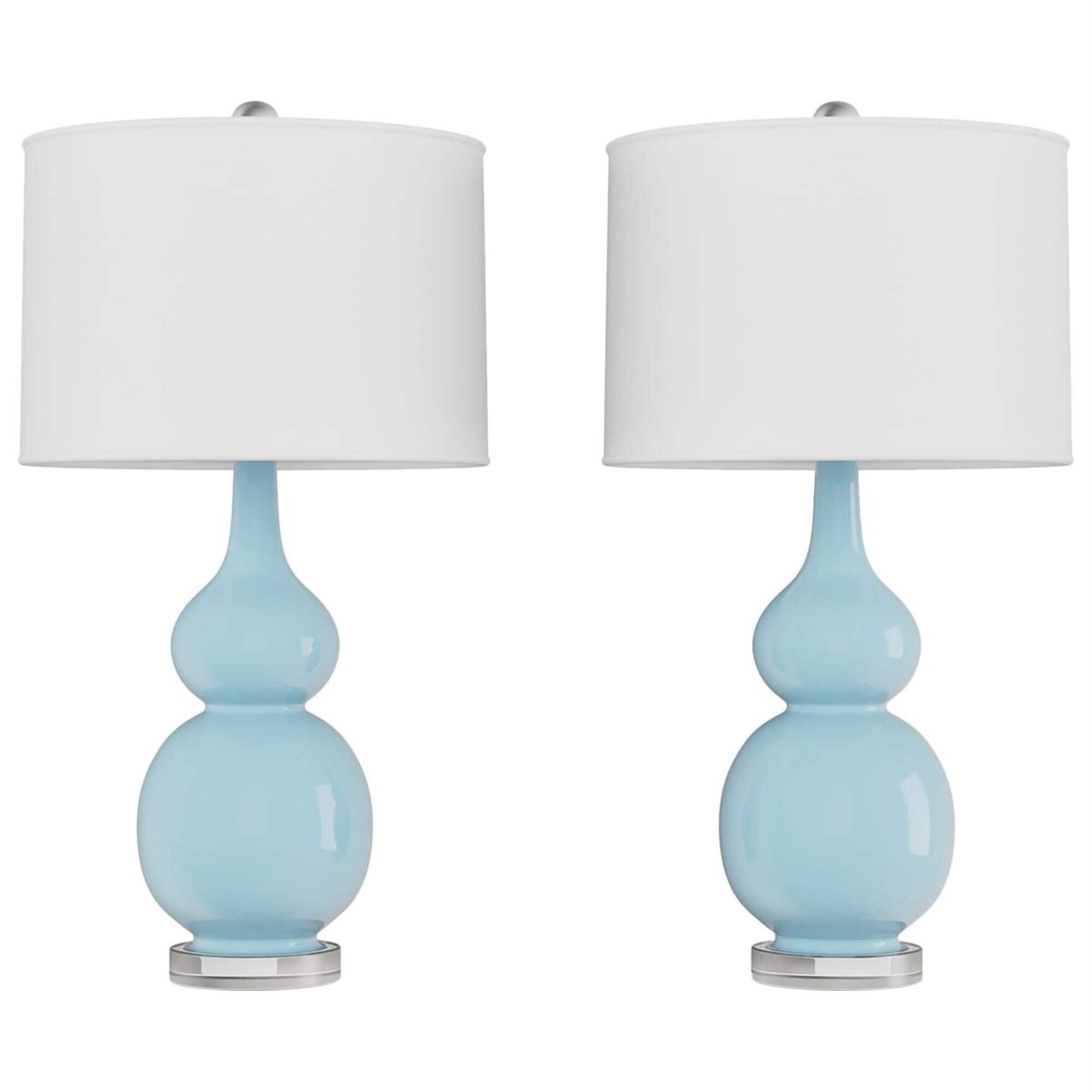 Light blue lamps sale