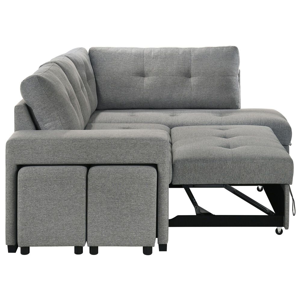 Coaster Roanne Loveaseat in Grey, , large