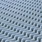 Carpenter Company 2" Convoluted Twin Mattress Topper, , large