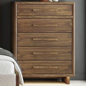 Mayberry Hill Brisbane 5-Drawer Chest in Brown, , large