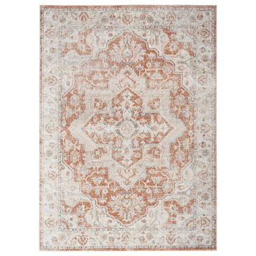 Nourison Astra Machine Washable 3"3" x 5" Gold and Multicolor Area Rug, , large