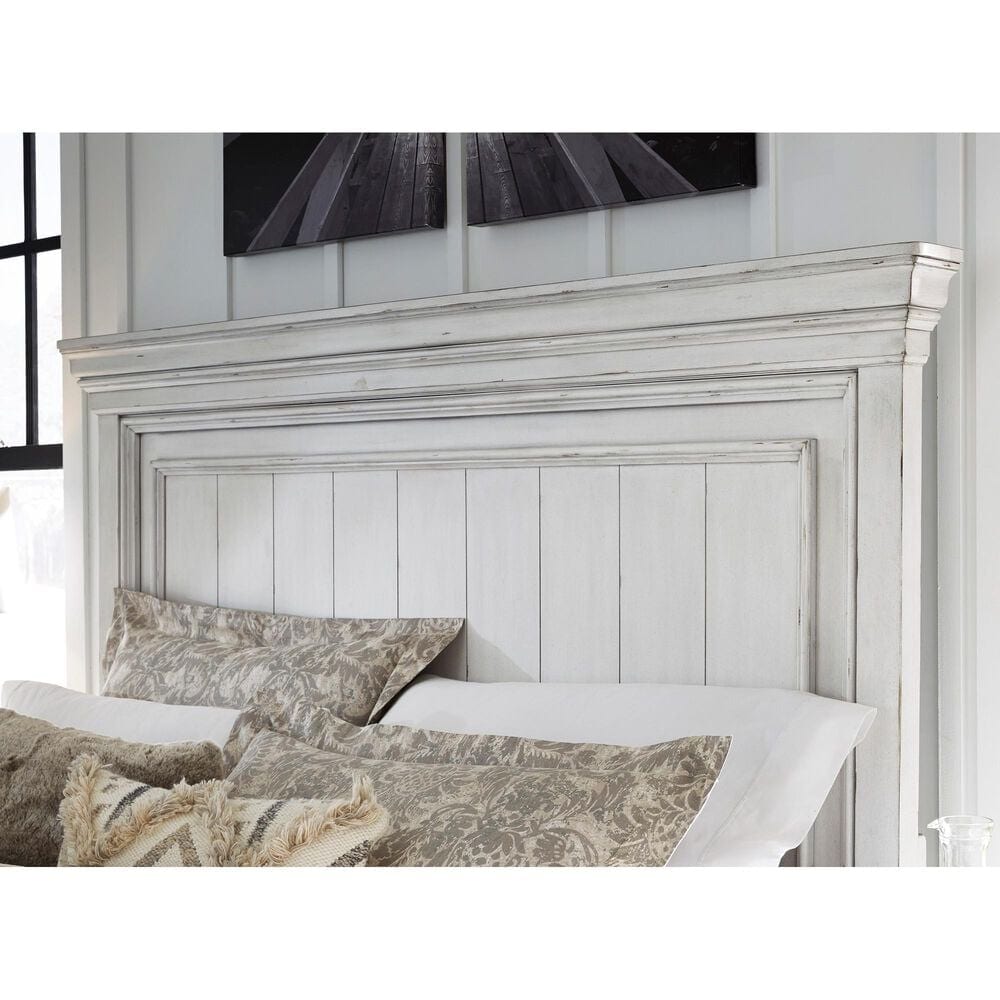 Signature Design by Ashley Kanwyn 3 Piece Queen Bedroom Set in Whitewash, , large