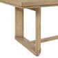 Emerald Home Furnishings Pacific Grove Trestle Dining Table in Sand Dune Brown - Table Only, , large