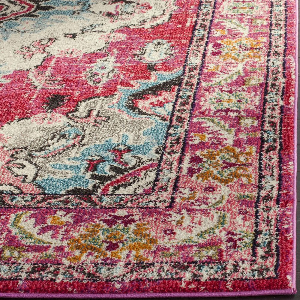 Safavieh Monaco MNC243D-5SQ 5&#39; Square Pink/Multi Area Rug, , large