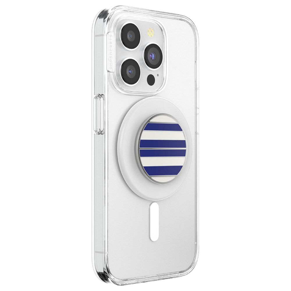 PopSockets Riviera PopGrip for MagSafe in Enamel Nautical Stripe, , large