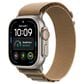 Apple Watch Ultra 4 (GPS + Cellular) 49mm Natural Titanium Case with Desert Alpine Loop - L and 2-Year AppleCare+, , large