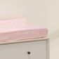Lambs & Ivy Petals Changing Pad Cover in Pink and White, , large