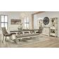 Ashley Bolanburg 3-Shelf Display Cabinet in Antique White, , large