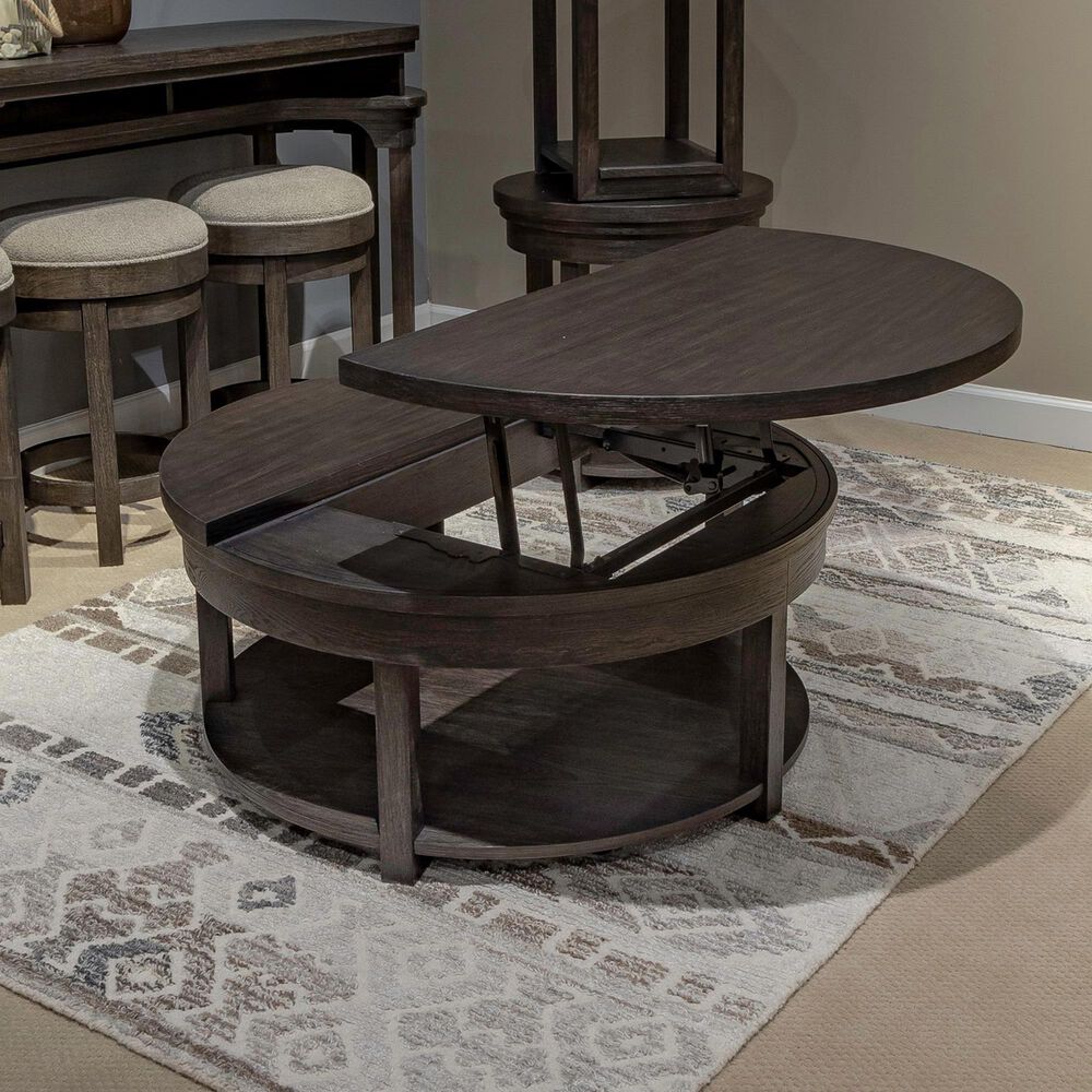 Belle Furnishings Weston Cocktail Table in Peppercorn, , large
