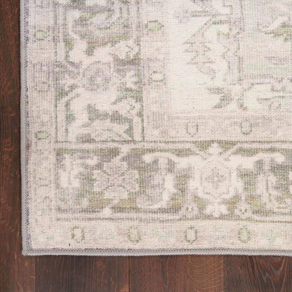 Nourison Vintage Washables Green 7'10" x 9'10" Area Rug, , large