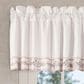 J. Queen New York Avant Garden 88" x 18" Window Straight Valance in Blush and Violet, , large