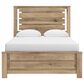 Ashley Brozmont Queen Panel Bed in Natural Brown, , large