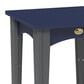 Amish Orchard Island End Table in Patriot Blue and Slate, , large