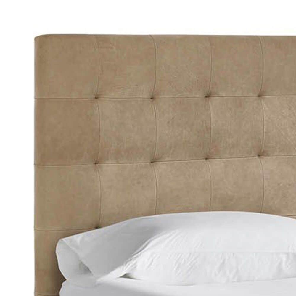 Furniture Worldwide Montclair Queen Upholstered Bed in Vail Toffee, , large