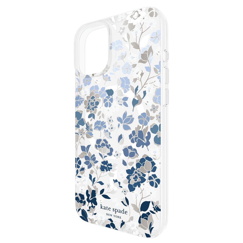 Kate Spade Protective MagSafe Case for iPhone 16 Plus in Flowerbed Blue, , large