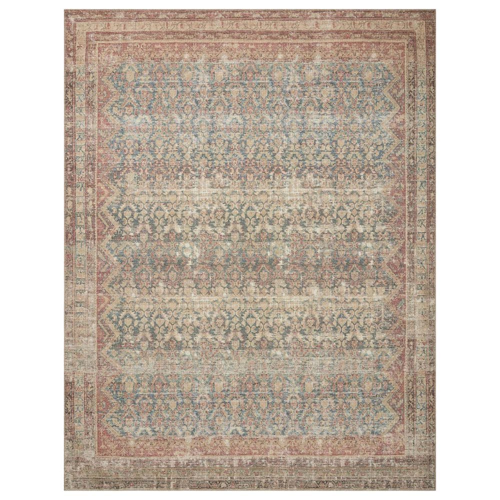 Angela Rose Aubrey 3"9" x 5"6" Ocean and Spice Area Rug, , large