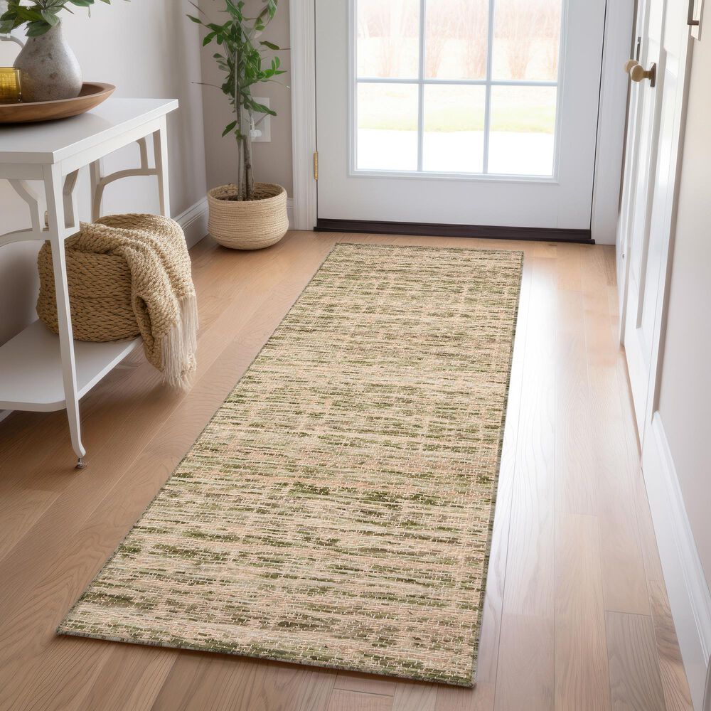 Dalyn Rug Company Sahara 2&#39;3&quot; x 7&#39;6&quot; Green Runner, , large
