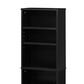 HOMLUX 8-Tier Multimedia Storage Tower with Adjustable Shelves in Espresso, , large