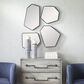Uttermost Linneah Mirror in Black (Set of 4), , large