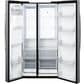 GE Appliances 27.7 Cu. Ft. Side-By-Side Refrigerator with LED Light Walls and Extra Tall Dispenser in Fingerprint Resistant Stainless Steel, , large