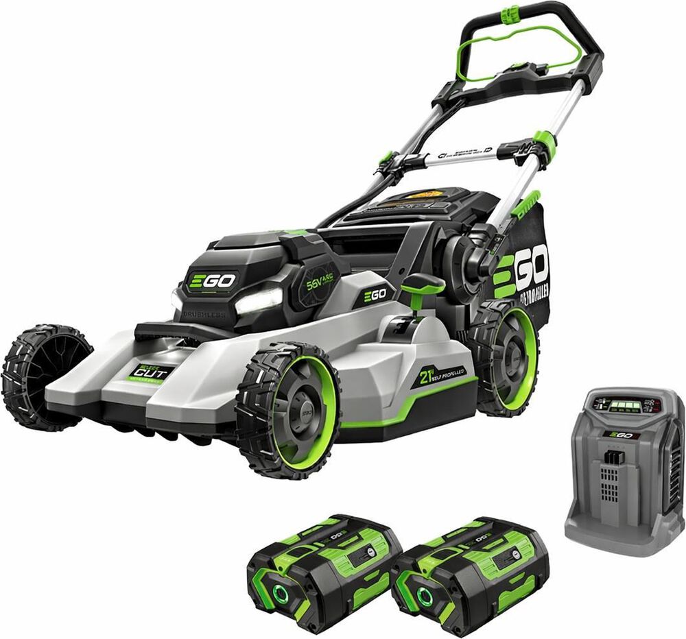 EGO Power+ 21" Select Cut Self Propelled Lawn Mower, includes 7.5ah Battery, Rapid Charger and POWER+ 5.0 Amp Hour Battery with Fuel Gauge, , large