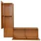 Linon Home Decor Tobin Backless Nook in Caramel, , large