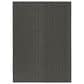 Nourison Horizon HOZ02 Black 4" x 6" Indoor/Outdoor Area Rug, , large
