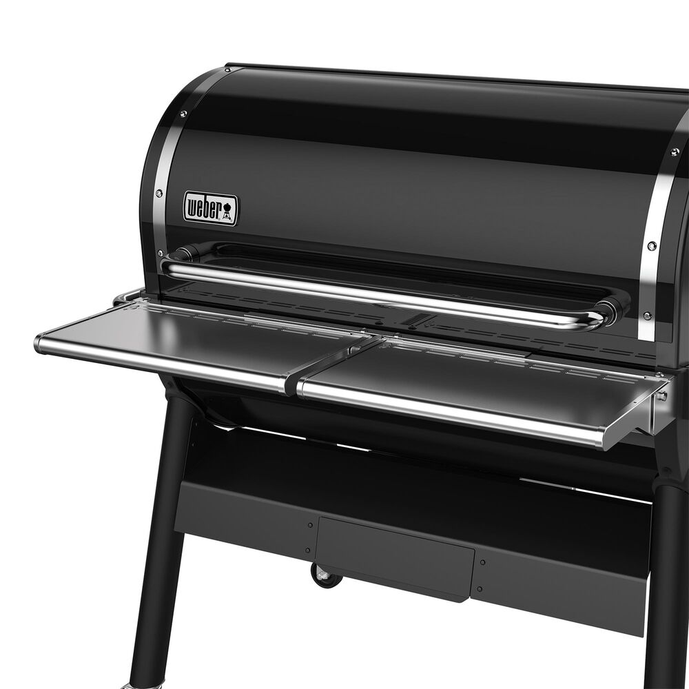 Weber Folding Front Shelf for SmokeFire EX6 Wood Pellet Grill in Stainless Steel, , large