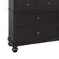 Riva Ridge Oxford 4 Piece King Panel Bedroom Set in Black, , large