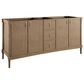James Martin Kinnsden 72" Double Bathroom Vanity in Weathered Oak with 3 cm Tajnar Eclos Top and Rectangular Sinks, , large