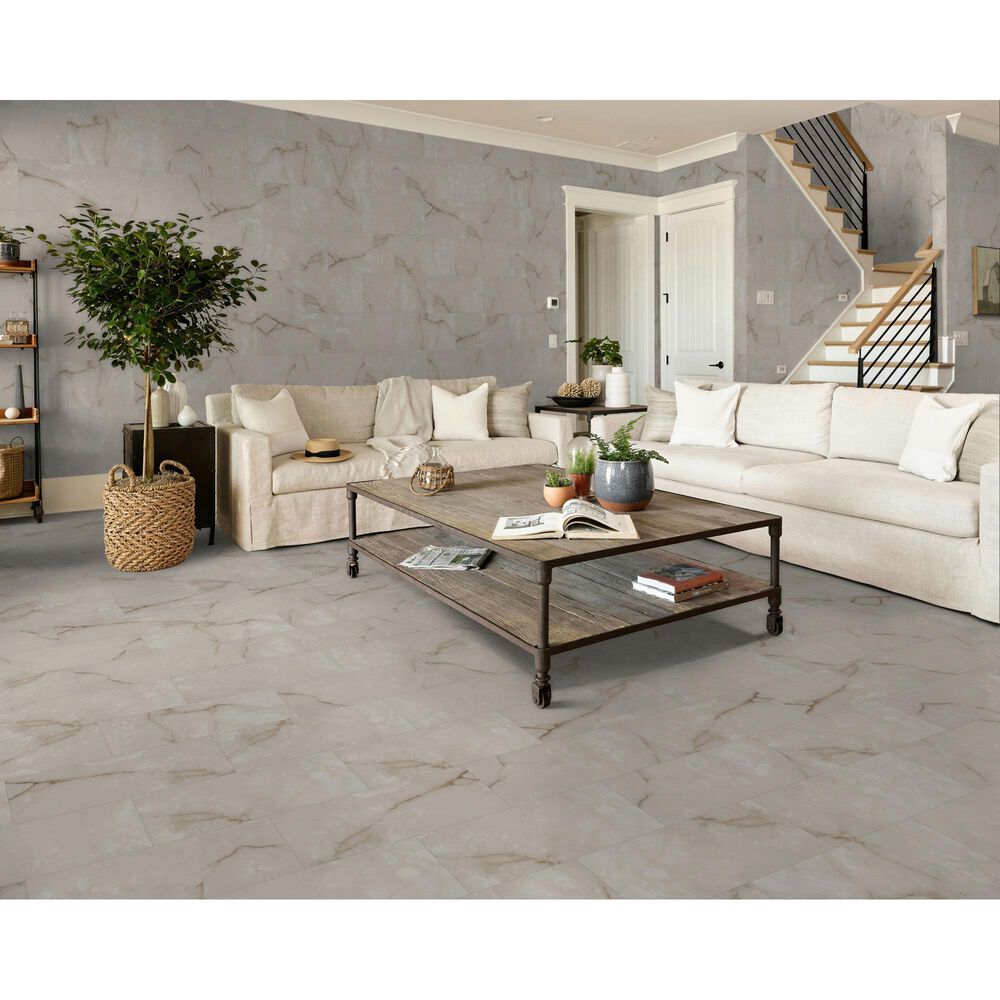 Shaw Astoria Chiffon 24" x 48" Polished Porcelain Tile, , large