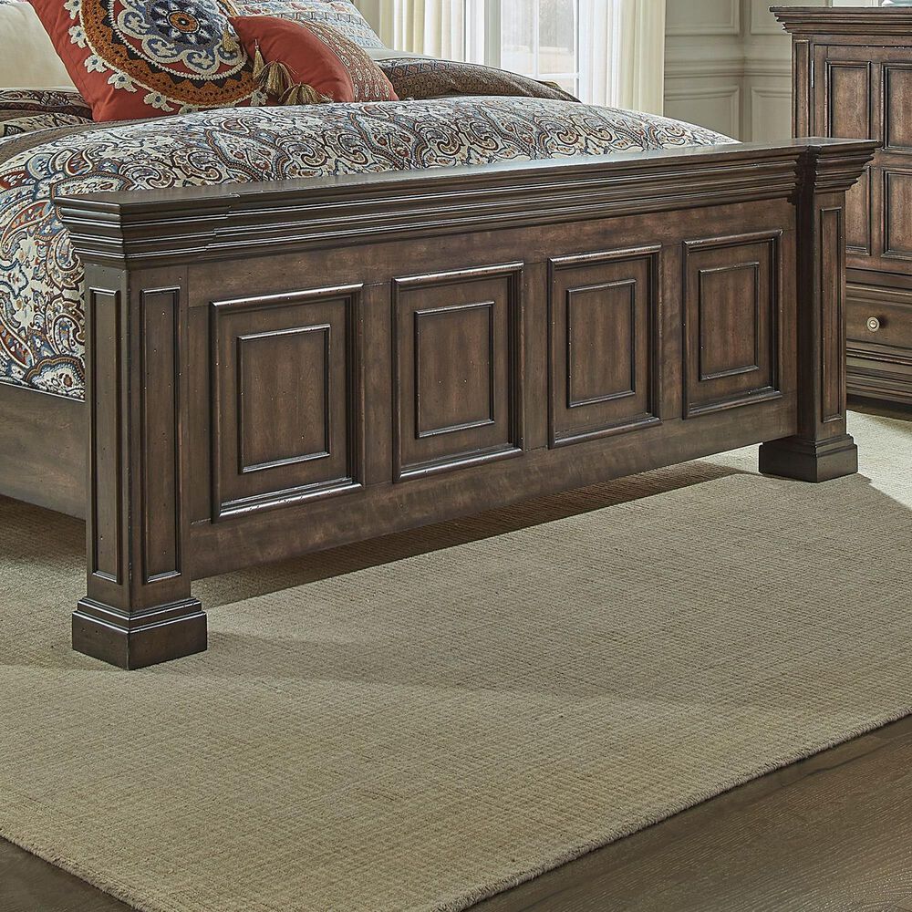 Liberty Furniture Big Valley Queen Panel Bed in Brownstone, , large
