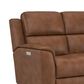 Flexsteel Henry Power Reclining Sofa with Headrests and Lumbar in Caramel, , large