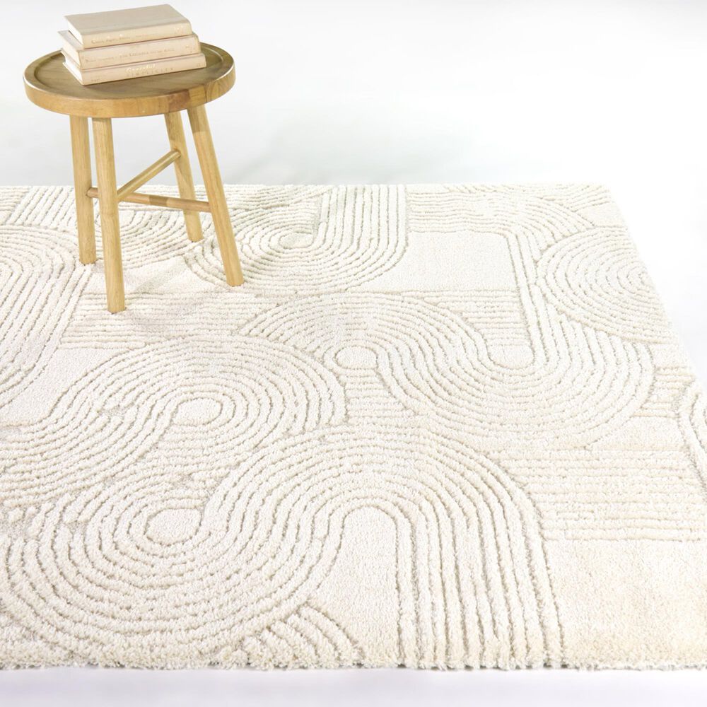 Balta Rugs Odessa Cream 5' 3" x 7' Area Rug, , large