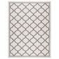 Safavieh Bermuda 8" x 10" Ivory and Grey Indoor/Outdoor Area Performance Rug, , large