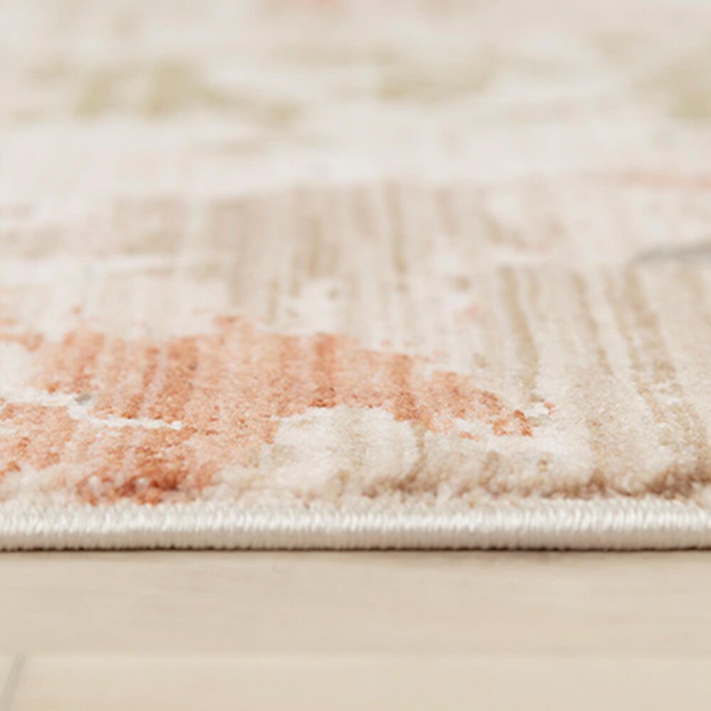 RIZZY Iconic Abstract 3&#39;11&quot; x 5&#39;6&quot; Neutral, Brown and Green Area Rug, , large