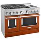 KitchenAid 6.3 Cu. Ft. Freestanding Gas Range with Griddle in Scorched Orange, , large