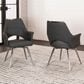 SUNSET Aldo and Ava 7-Piece Rectangular Dining Set in Clear and Chrome, , large