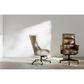 Hooker Furniture Lynn Executive Swivel Tilt Chair in Glazed Gold and Black, , large