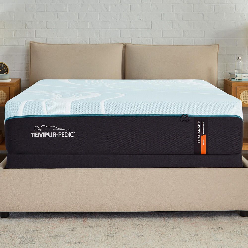 Tempur-Pedic LuxeAdapt 2.0 Firm King Mattress with High Profile Box Springs, , large