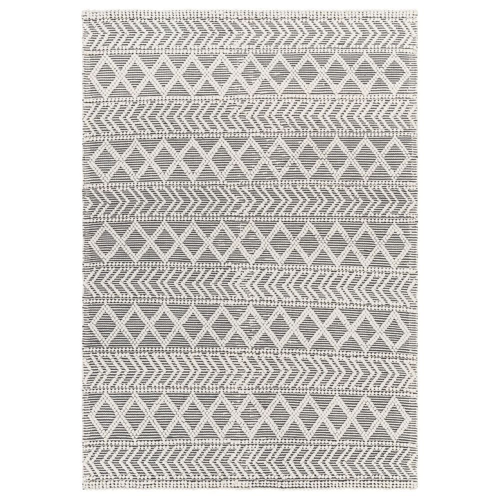 Surya Daffodil Southwestern 2"3" x 3"9" Light Grey and Natural Area Rug, , large