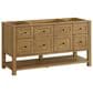 James Martin Vanities Breckenridge 60" Single Bathroom Vanity in Light Natural Oak with 3 cm Arctic Fall Solid Surface Top and Rectangular Sink, , large