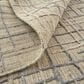 Feizy Kirkwood 8" x 10" Beige and Silver Area Rug, , large