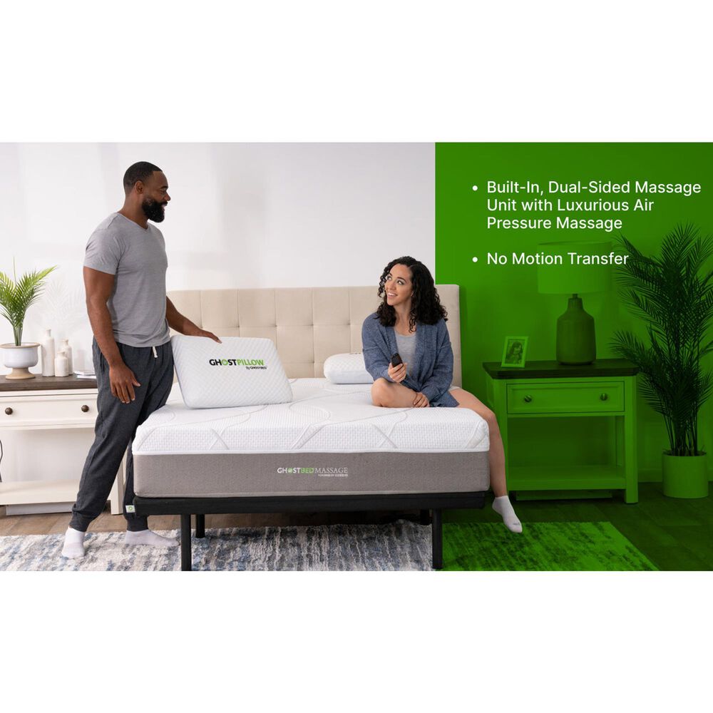 Hearth and Haven GhostBed Massage Hybrid Medium Twin XL Mattress, , large