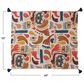 Teak Interiors 50" x 60" Blend Printed Throw in Multicolor, , large