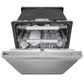 LG Top Control Smart Dishwasher with TrueSteam and Dynamic Heat Dry in Stainless Steel, , large