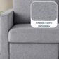 Lifestyle Solutions Mia Convertible Sofa in Light Gray, , large