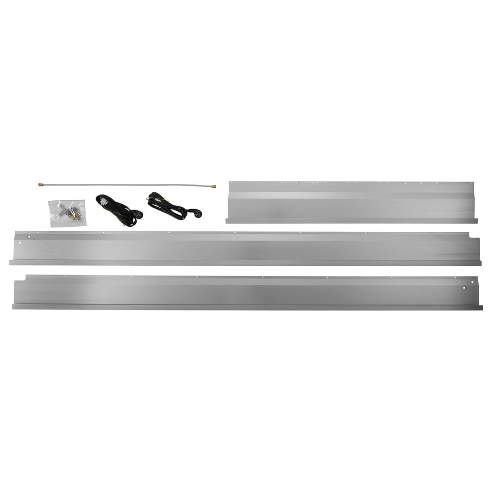 Monogram 42" Trim Kit For 24" Deep Cabinets Columns in Stainless Steel, , large